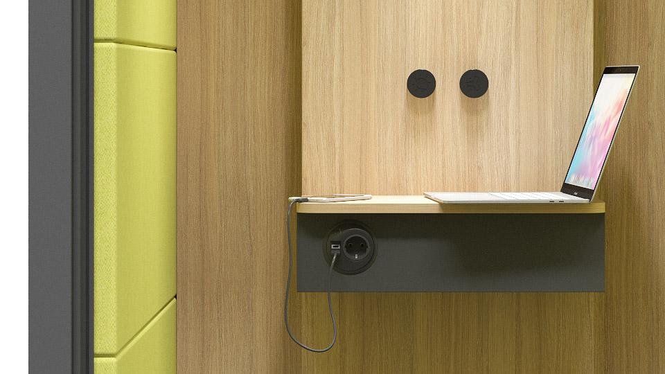 Stiltewerkplek voor meer rust